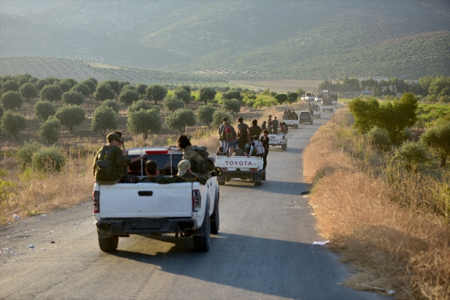 Afrin’de teröristlerin izleri dağlardan siliniyor